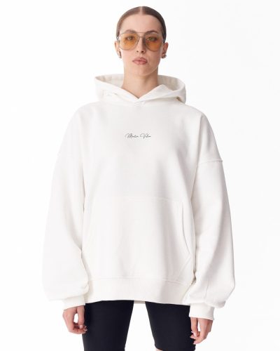 white hoodie